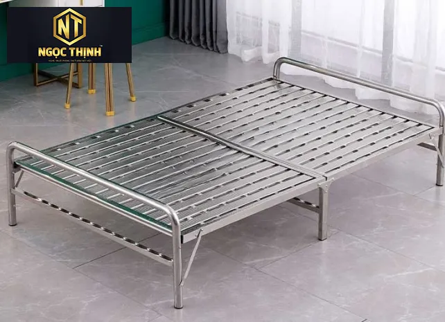 GIƯỜNG XẾP INOX TIỆN LỢI , DỄ DÀNG VỆ SINH